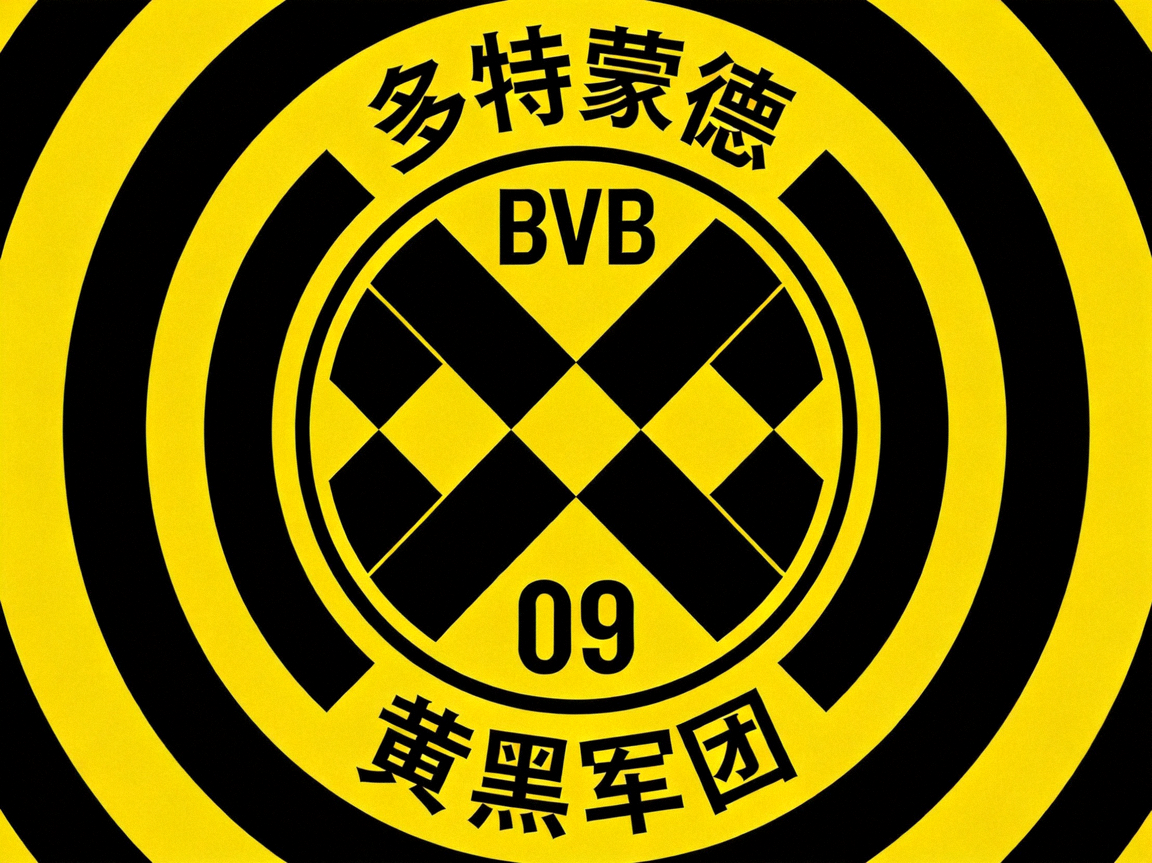 多特蒙德队徽 黄黑军团